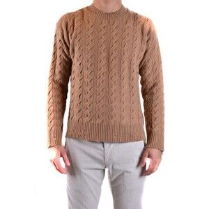 Laneus Cable Knit Sweater In Warm Camel Tone - NWT